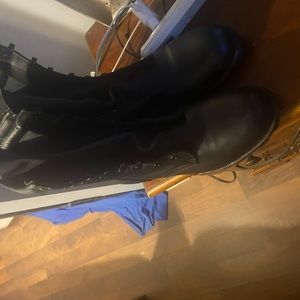 Black jungle boots size 13